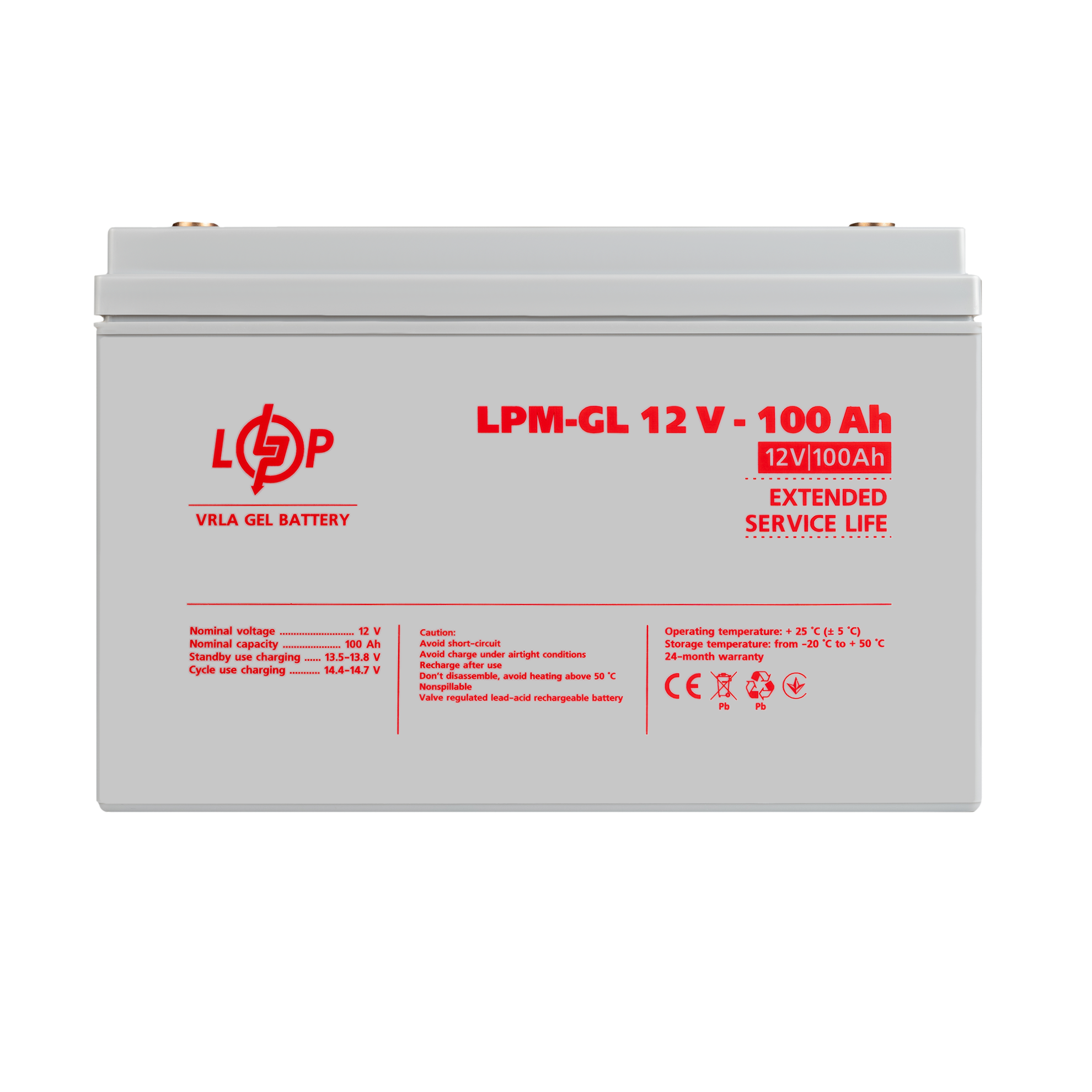 Акумуляторна батарея LP LPМ GL12- 100АН типу GEL